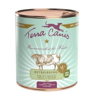 Terra Canis Nassfutter Getreidefrei Rind, 800 g