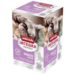 Animonda Integra Protect Nassfutter Diabetes Mixpack, 6 x 100 g