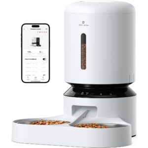 Petlibro Futterautomat WIFI Doppelfutterschale 5 l Weiss