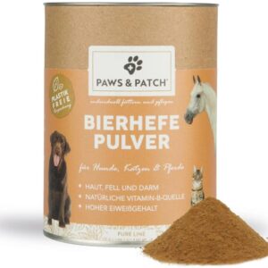 Paws & Patch Hunde-Nahrungsergänzung Bierhefe Pulver 250 g