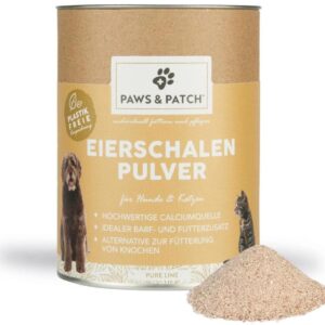 Paws & Patch Hunde-Nahrungsergänzung Eierschalen Pulver 350 g