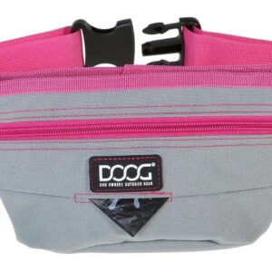 Doog Treat Pouch L Grau / Pink