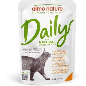 Almo Nature Nassfutter Daily Cat mit Huhn und Lachs 70 g