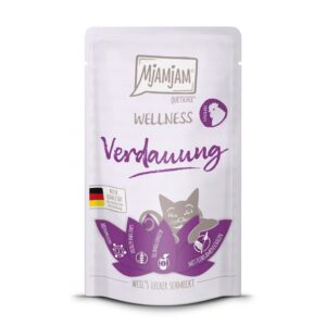 Mjamjam Nassfutter Wellness Verdauung Huhn, 125 g