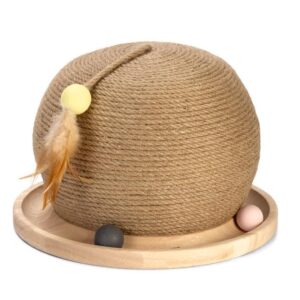Designed by Lotte Kratz + Spielball 29,5 x 29,5 x 22 cm, braun