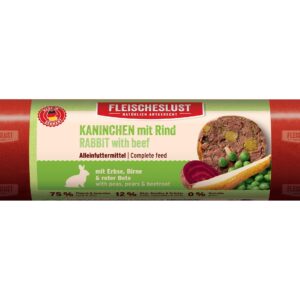 Fleischeslust Nassfutter Classic Kaninchen, 400 g