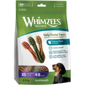 Whimzees Kausnack Zahnbürste XS, 360 g