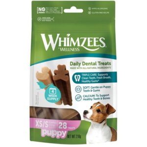 Whimzees Kausnack Puppy XS-S, 28 Stück