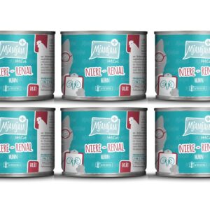 Mjamjam VetCat Nassfutter Niere-Renal Huhn, 6 x 200g