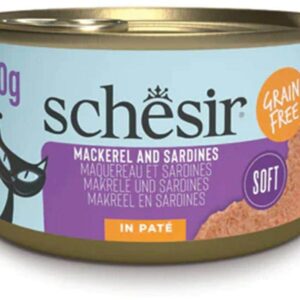 Schesir Nassfutter Sardinenpastete und Makrelenfilets 70 g