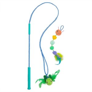 WOUAPY Katzen-Spielangel Tail Teaser Ground Prey