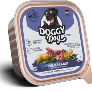 DOGGY Dog Nassfutter DoggyDog Schale Wild, Lamm Adult 150 g