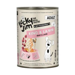 Lucky Jim Nassfutter Adult Rind und Lamm 400g