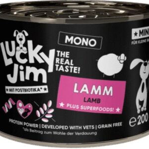 Lucky Jim Nassfutter Mini Mono Lamm 200 g