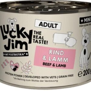 Lucky Jim Nassfutter Mini Adult Rind und Lamm 200 g