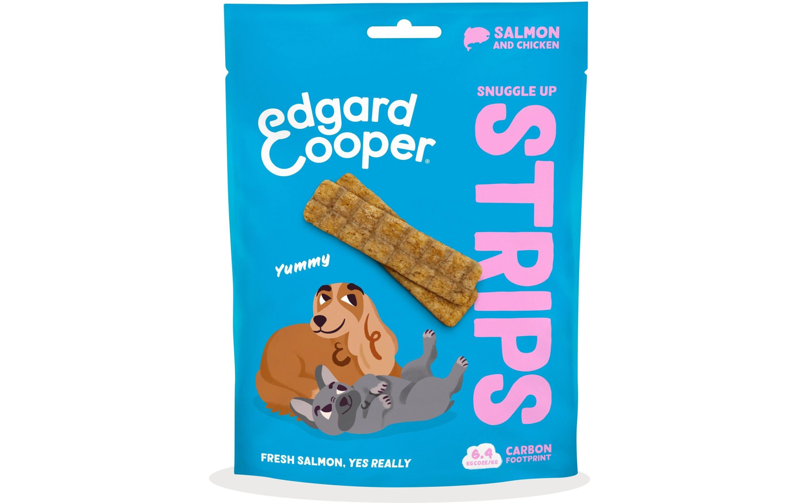Edgard & Cooper Snack Strips Lachs und Huhn 75 g