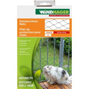 Windhager Katzenschutz-Netz extra stark 2.5 x 4 m