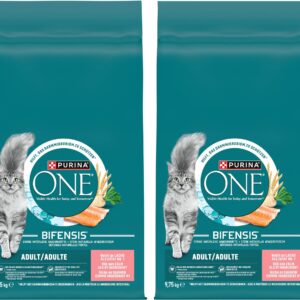 Purina ONE Trockenfutter Adult Lachs und Vollkorn 2 x 9.75 kg