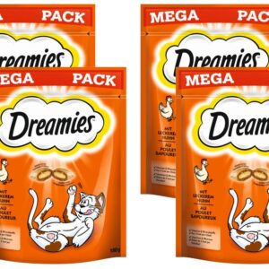 Dreamies Katzen-Snack mit Huhn, 4 x 180g