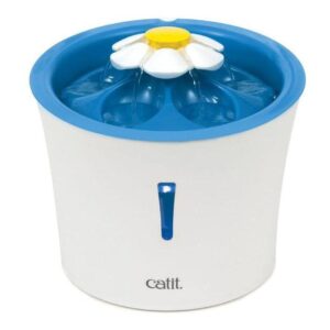 Catit Wasserautomat LED Flower Trinkbrunnen, 3 l