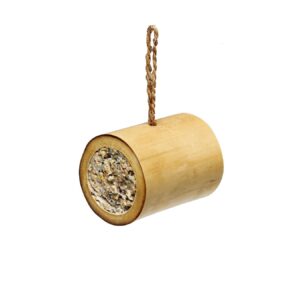 Eric Schweizer Wintervogelfutter Bambusrohr mit Fettfutter, 1 Stück