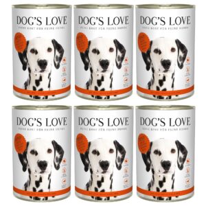Dog’s Love Nassfutter Adult Rind, 6 x 400 g