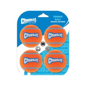Chuckit! Hunde-Spielzeug Tennisball M, Ø 6.5 cm, 4 Stück