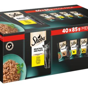Sheba Nassfutter Sélection in Sauce Geflügel Variation 40 x 85 g