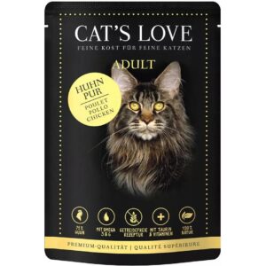 Cat’s Love Nassfutter Adult Huhn, 85 g
