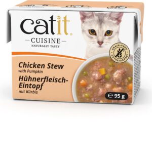 Catit Nassfutter Cuisine Hu??hnerfleisch-Eintopf mit Ku??rbis 95 g