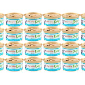 Almo Nature Nassfutter Daily Mousse mit Thunfisch und Kabeljau 24 x 85g
