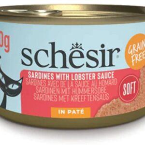 Schesir Nassfutter Sardinenpastete in Hummersauce 70 g