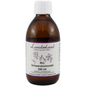 Lunderland Hunde-Nahrungsergänzung Bio-Schwarzkümmelöl 250 ml