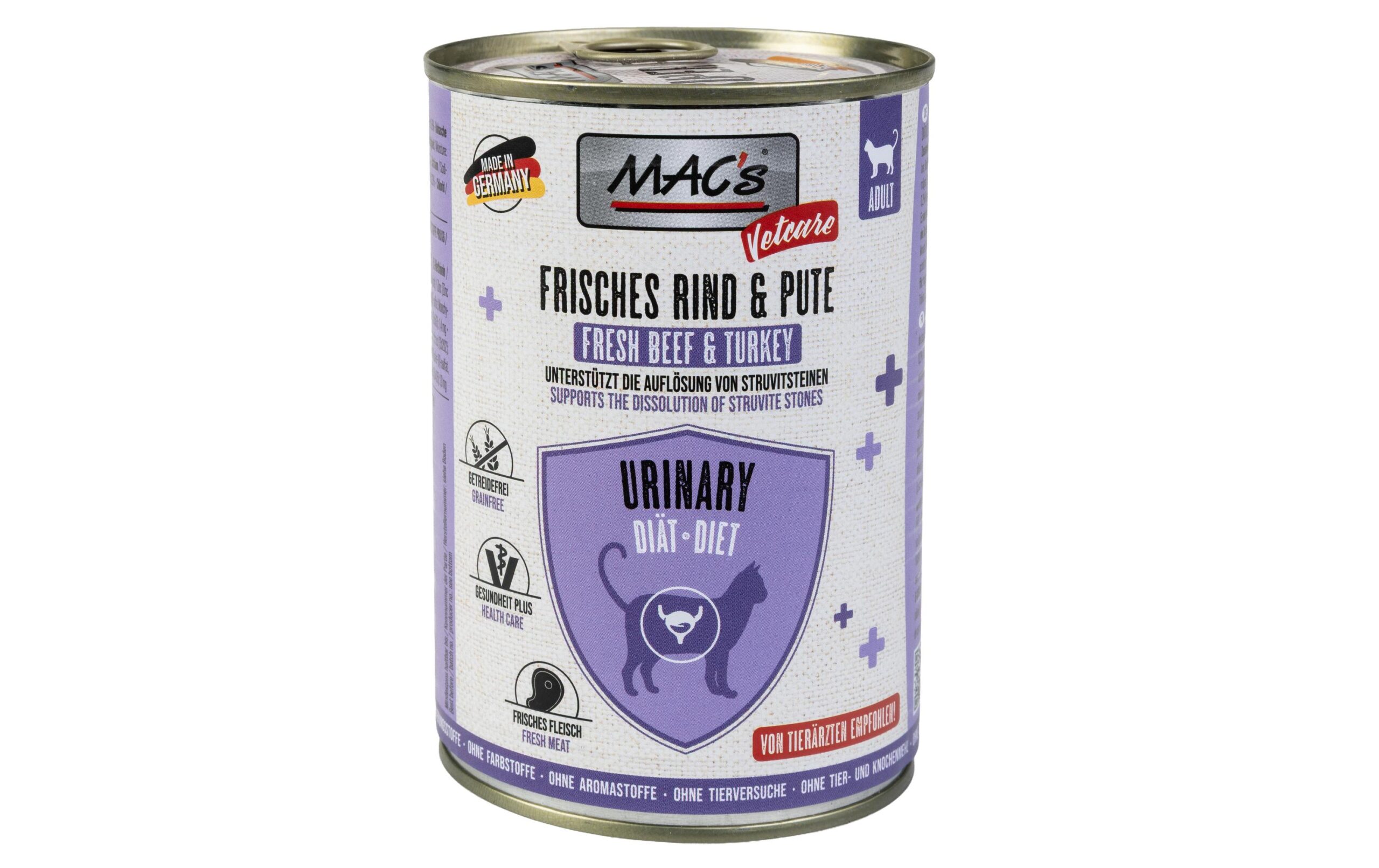 MAC's Vetcare Nassfutter Urinary Rind und Pute 400 g