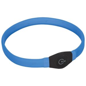Karlie Leuchtring Visio Light LED Langhaar, blau