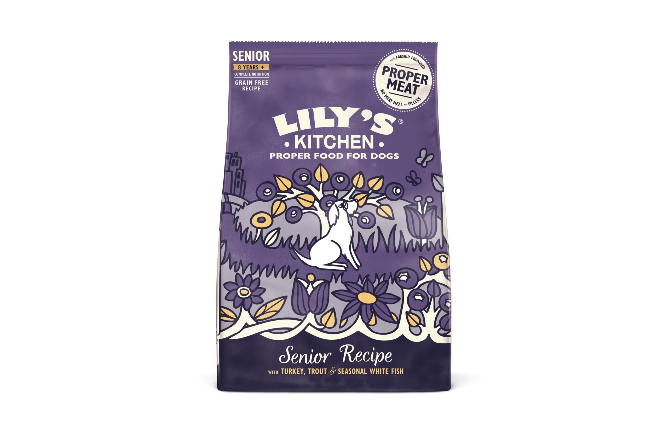 Lily's Kitchen Trockenfutter Senior mit Pute, Forelle & Weissfisch, 2.5 kg