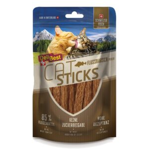 DeliBest Cat Sticks Flussbarsch, 50 g