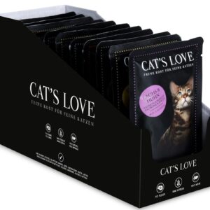 Cat’s Love Nassfutter Adult Multipack, 12 x 85 g