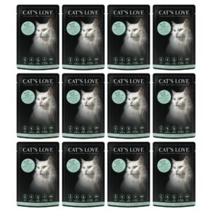 Cat’s Love Nassfutter Adult Pute, 12 x 85 g