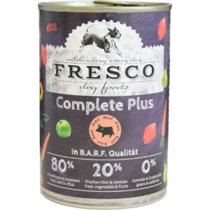 FRESCO Nassfutter Complete Plus Rind 400 g