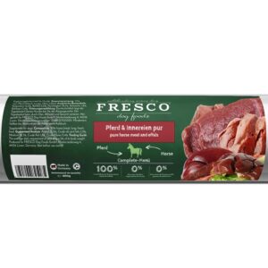 FRESCO Nassfutter BARF Pferd pur, 400 g