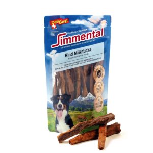 DeliBest Kausnack Simmental Rind Milksticks, 200 g
