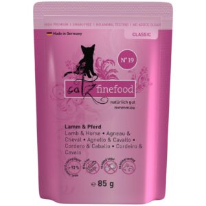 catz finefood Nassfutter No.19 Lamm & Pferd, 85 g
