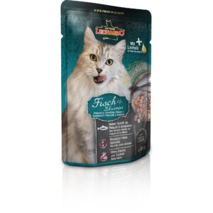 Leonardo Cat Food Nassfutter Fisch & Shrimps, 85 g