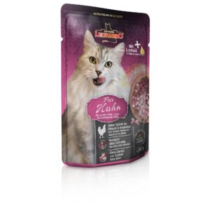 Leonardo Cat Food Nassfutter Huhn Pur, 85 g
