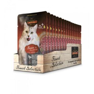 Leonardo Cat Food Nassfutter Fasan & Cranberries, 16 x 85 g