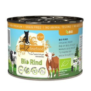 catz finefood Nassfutter Bio No.507 Rind, 200 g