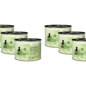 catz finefood Nassfutter No.05 Lachs & Geflügel, 6 x 200 g