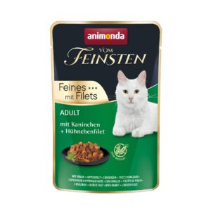 animonda Nassfutter Vom Feinsten mit Filet Kanin & Huhn, 85 g
