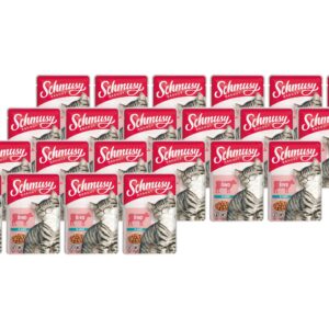 Schmusy Nassfutter Ragout Rind Sauce, 22 x 100 g